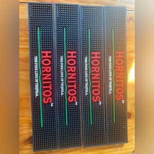 Hornitos. Tequila Bar mats set of 4– 2007 edition -rubber non -slip  bar